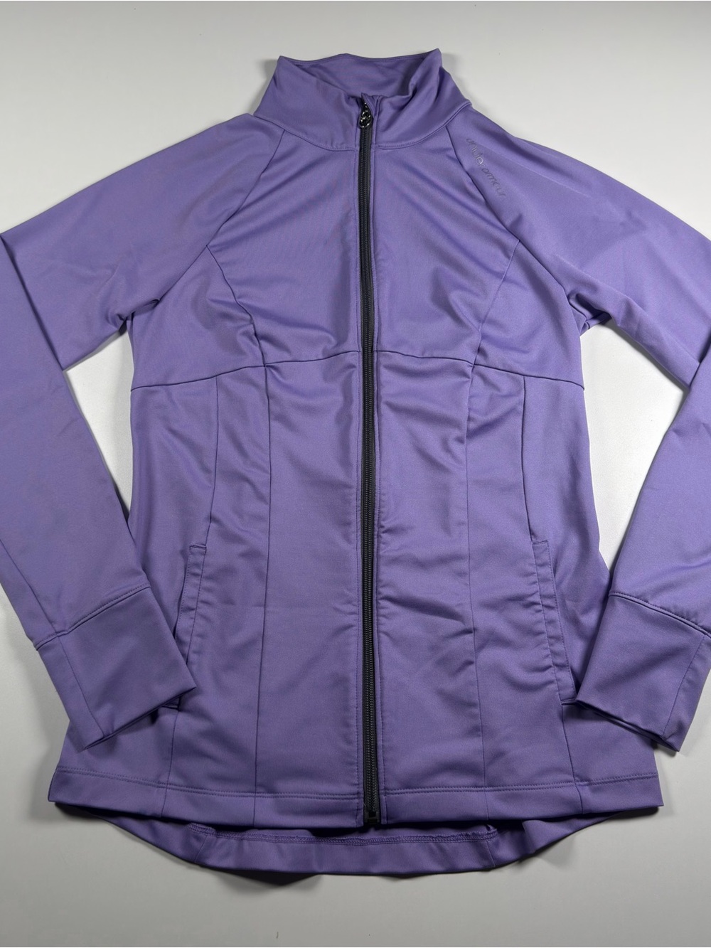 Under Armour Lavender Full-Zip all season athletic semi fitted Jacket Size M